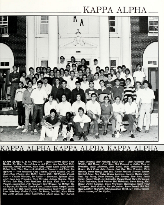 Photo Flashback: Gamma Chapter in the ’80s