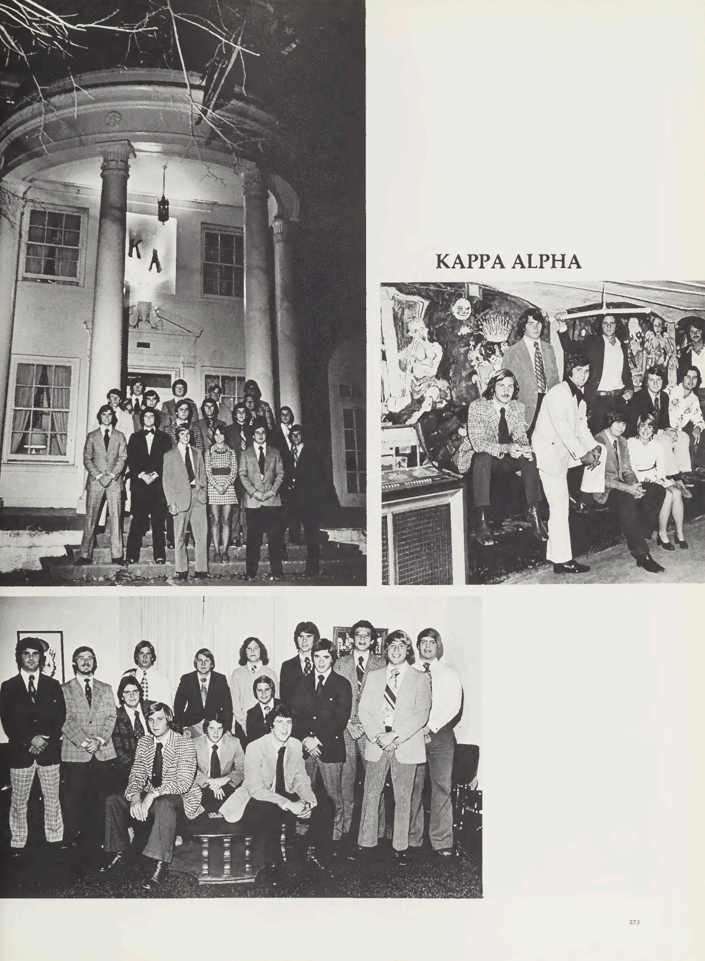 Throwback to Kappa Alpha Order in 1974